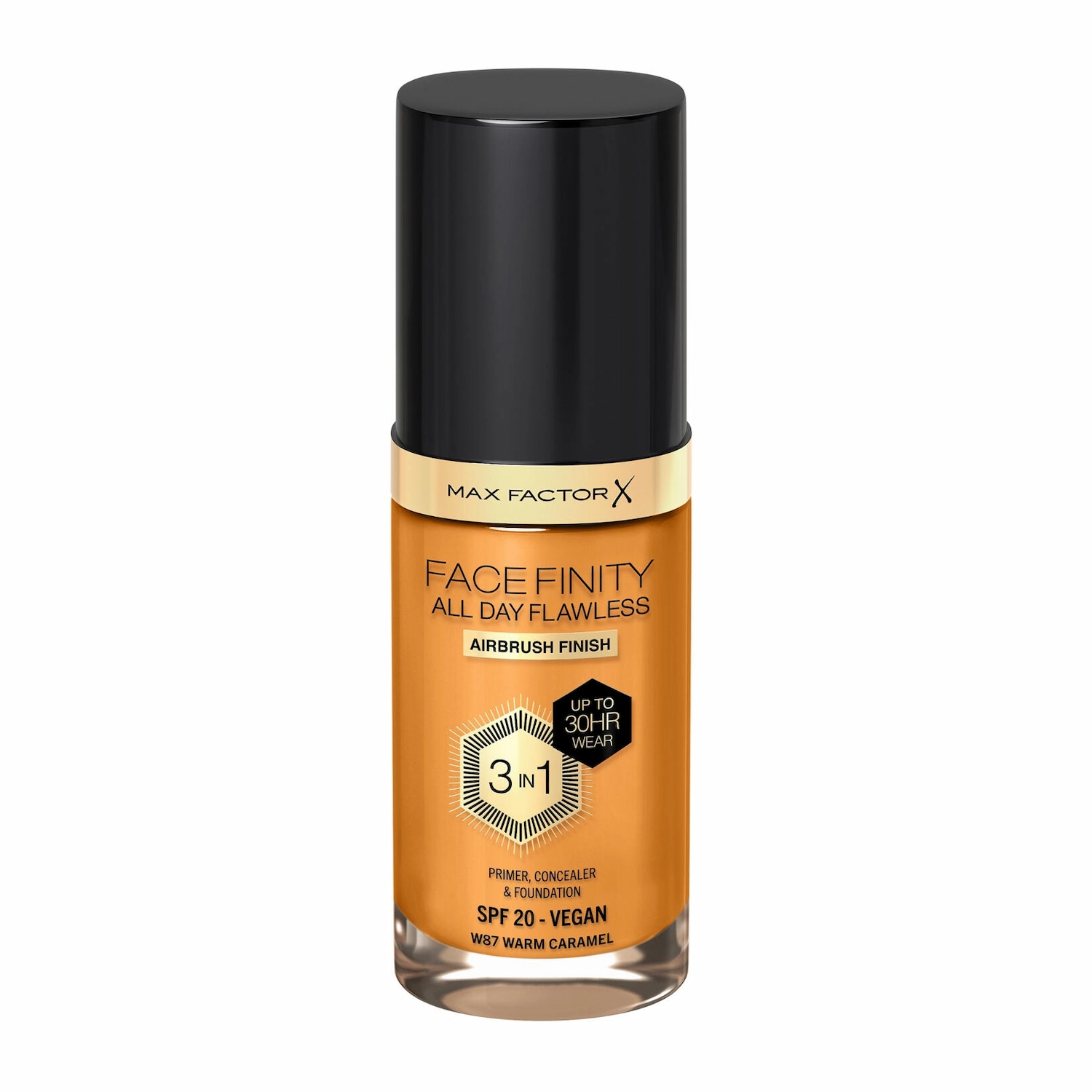 MAIN Max Factor-X Face Finity 3 in 1-87 Warm Caramel